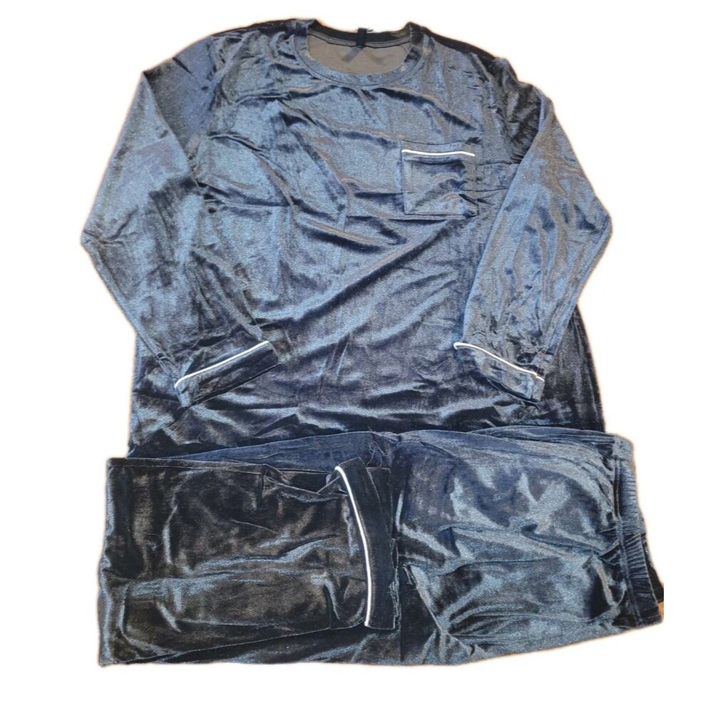 Men's Velvet Pajamas, Size XL